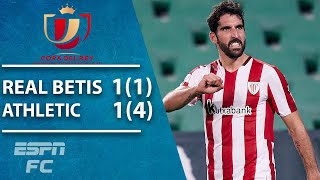 Athletic Bilbao march on after dramatic penalty shootout vs Real Betis  Copa del Rey Highlights [upl. by Obrien]