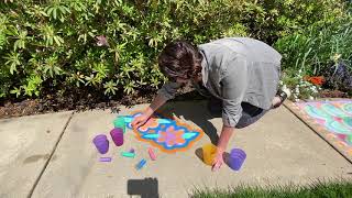 Sidewalk Chalk Techniques [upl. by Roots]