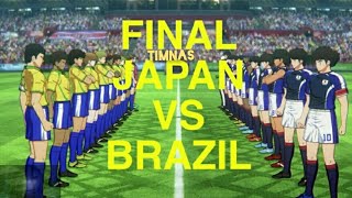 Tsubasa Jepang vs Brazil sub indo [upl. by Edmonda]