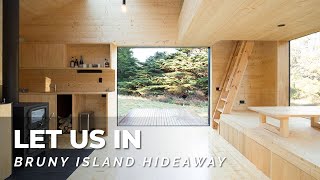 Tiny Cabin Luxury w Hidden Outdoor Bath 🛁 Bruny Island Hideaway Let Us In Home Tour S01E27 [upl. by Novonod]