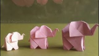 como hacer elefante de papel  origami [upl. by Oilime666]