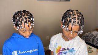 Lil Yatchy Braids On My Boys Braids amp Beads [upl. by Fin]