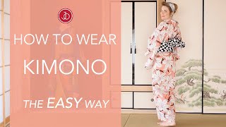 How To Wear Kimono  The EASY Way [upl. by Beller]