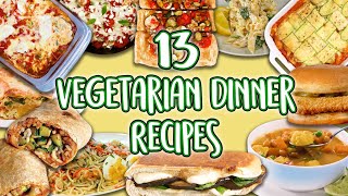 13 Vegetarian Dinner Recipes  Veggie Main Course Super Compilation Well Done [upl. by Atiugal]