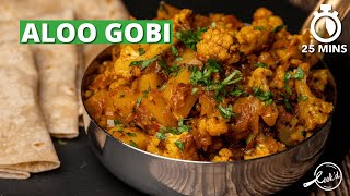 Tasty Aloo Gobi Recipe  Homestyle Cauliflower and Potato Fry  Cookd [upl. by Malchy805]