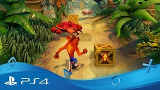 Crash Bandicoot N Sane Trilogy  PSX 2016 Gameplay  PS4 [upl. by Celeski]