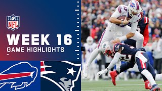 Bills vs Patriots Week 16 Highlights  NFL 2021 [upl. by Yatnahs923]