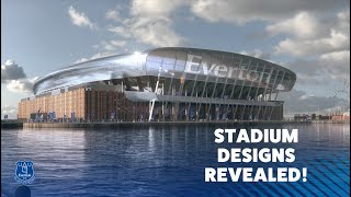 REVEALED EVERTONS NEW STADIUM DESIGN PLANS [upl. by Llewon]