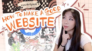 How to Make an Art Portfolio Website cute  aesthetic [upl. by Mcloughlin]