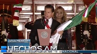 Video Peña Nieto dio ayer el Grito de Independencia [upl. by Im]