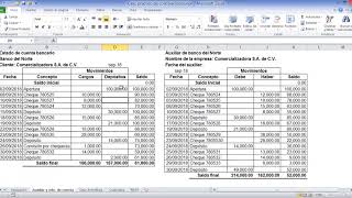 Cómo realizar conciliaciones bancarias en Excel [upl. by Lirret]