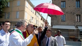 The Dalai Lama Speaks to Earthquake Survivors and Relief Workers in Mirandola [upl. by Ailaro]