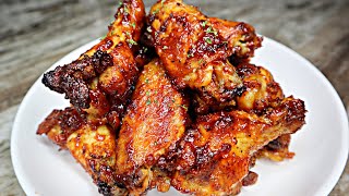 Easy Oven Baked BBQ Chicken Wings Baked Chicken Recipe [upl. by Quarta395]