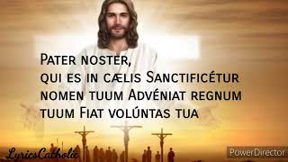 Pater Noster  Lyrics  Gregorian Chant [upl. by Parke]