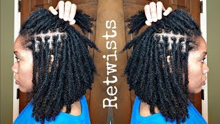 How I RETWIST My Locs  Naturally Michy [upl. by Gilberte68]