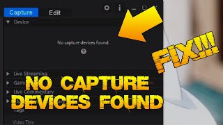 How to Fix quotNo Capture Devices Foundquot FiX 2021 ELGATO HD60 [upl. by Aicittel]