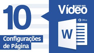 Curso Word 10  Configurações na Página [upl. by Yv]