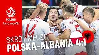 OBSZERNY SKRÓT meczu POLSKA – ALBANIA 41 [upl. by Noned]