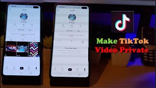 How to Make Videos Private and Public on TikTok Updated [upl. by Amikehs]