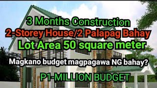 Magkano ang gastos sa pagpagawa ng bahay 2storey house at House Tour [upl. by Hamilah128]