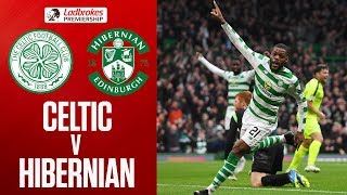 Celtic 42 Hibernian  Goals from Rogic amp Ntcham See Celtic Past Hibs  Ladbrokes Premiership [upl. by Atinuaj798]