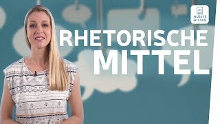 Rhetorische Mittel erkennen I musstewissen Deutsch [upl. by Nillad]