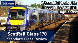 Riding the Scottish Highland Mainline  ScotRail Class 170 Review [upl. by Weisman]