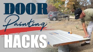 Easy Door Painting Tip [upl. by Yelsnia]