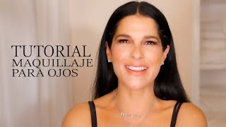 Tutorial maquillaje para ojos Martha Debayle [upl. by Kariv]