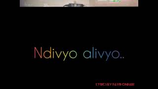 Ndivyo alivyo song lyrics [upl. by Kimber]