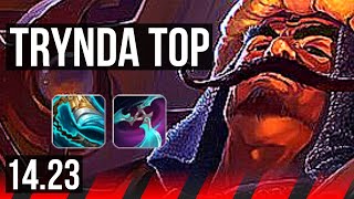 TRYNDAMERE vs TEEMO TOP  NA Challenger  1423 [upl. by Girvin]