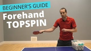 Beginners guide to forehand topspin [upl. by Alieka]