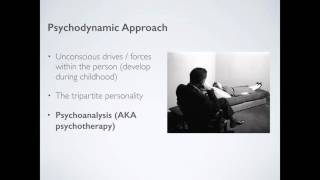 The Psychodynamic Approach [upl. by Ruzich]