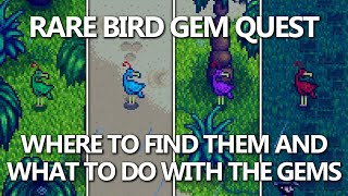 RARE Bird Gem Quest  Stardew Valley 15 [upl. by Lyrrehs127]