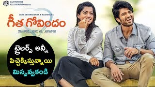 Geetha Govindam Movie Latest Trailers  Vijay Devarakonda Rashmika Mandanna  2018 [upl. by Yrellam]