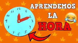 COMO HACER UN RELOJ DE CARTON PARA APRENDER LA HORACARDBOARD CLOCK TO LEARN THE TIME [upl. by Tedmund788]