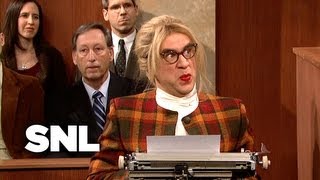 Court Stenographer  Saturday Night Live [upl. by Ahsiem]