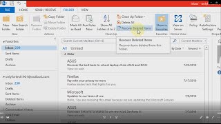 How to recover permanently deleted emails from outlook [upl. by Weigle]