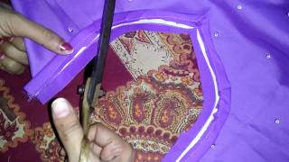 Simple salwar kameez cutting and stitching [upl. by Christi]