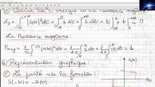 Traitement De Signal Exercice1 [upl. by Shanda]