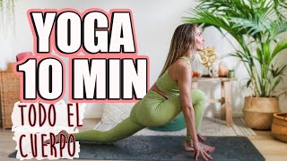 10 MIN YOGA 🔥🌞Yoga para la mañana 🌞Estira todo el cuerpo [upl. by Swithbert]