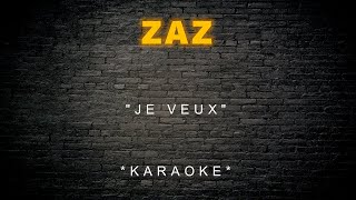 ZAZ  Je Veux Karaoke [upl. by Emyle929]