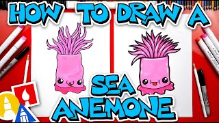 How To Draw A Sea Anemone [upl. by Yemrej]