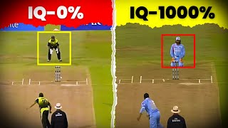 MS Dhoni High IQ Mastermind Moments  TFVCricket [upl. by Atile]