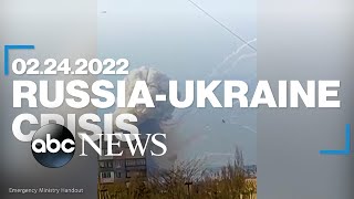 RussiaUkraine Crisis February 24 2022 [upl. by Nylorahs]