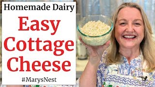 How to Make Cottage Cheese  The Easy Way [upl. by Laenej]