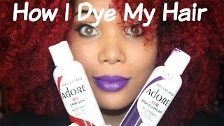 How I Dye My Natural Hair Red [upl. by Christoffer]