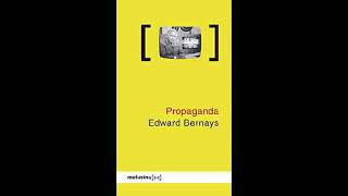 Propaganda  Edward Bernays [upl. by Fairlie209]