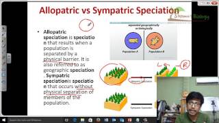 Allopatric vs sympatric speciation [upl. by Arhat]