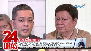 Rep Marcoleta Halos P1B nalipat sa accounts ng Comelec official  24 Oras [upl. by Meldoh208]